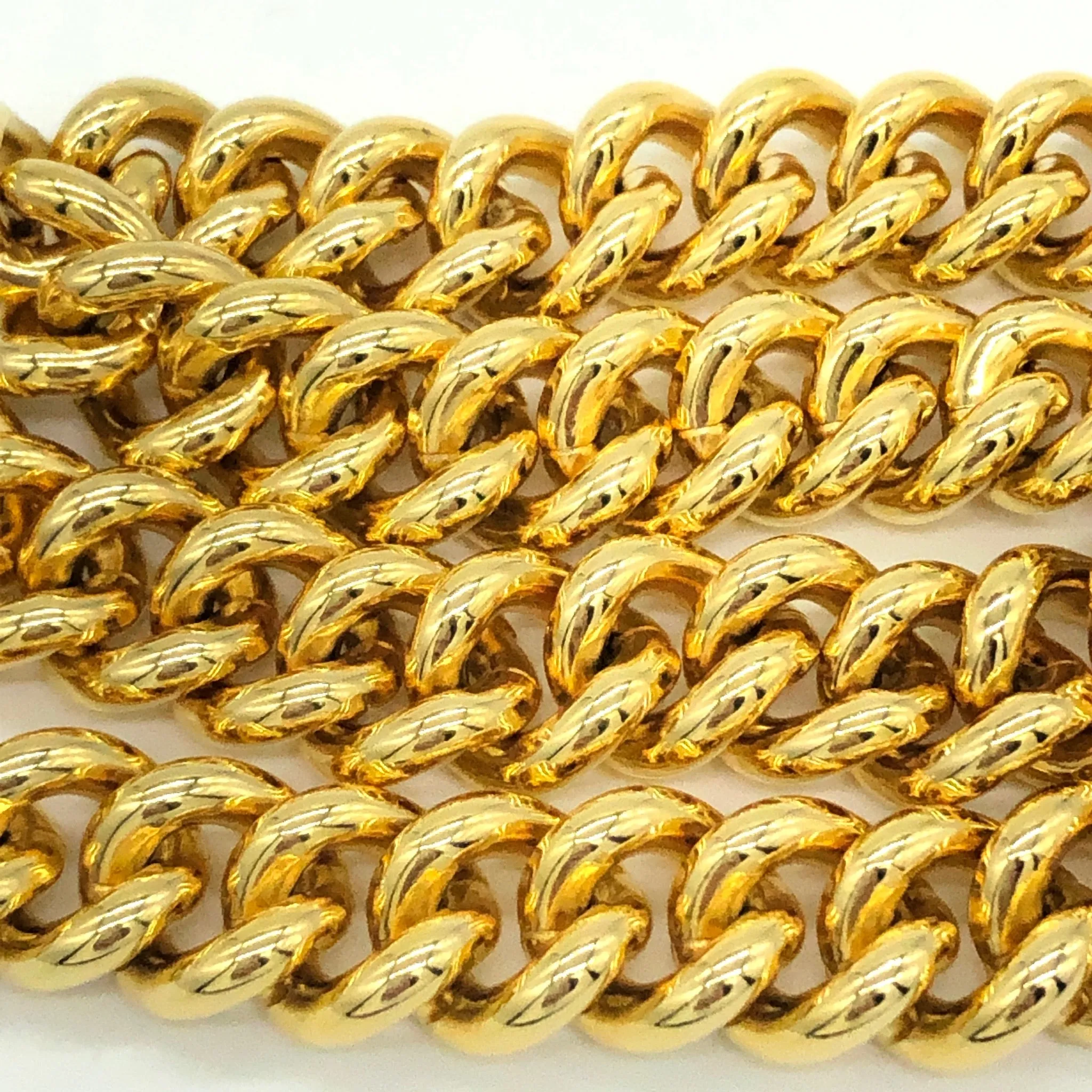 Chanel Goldtone Turnlock Necklace