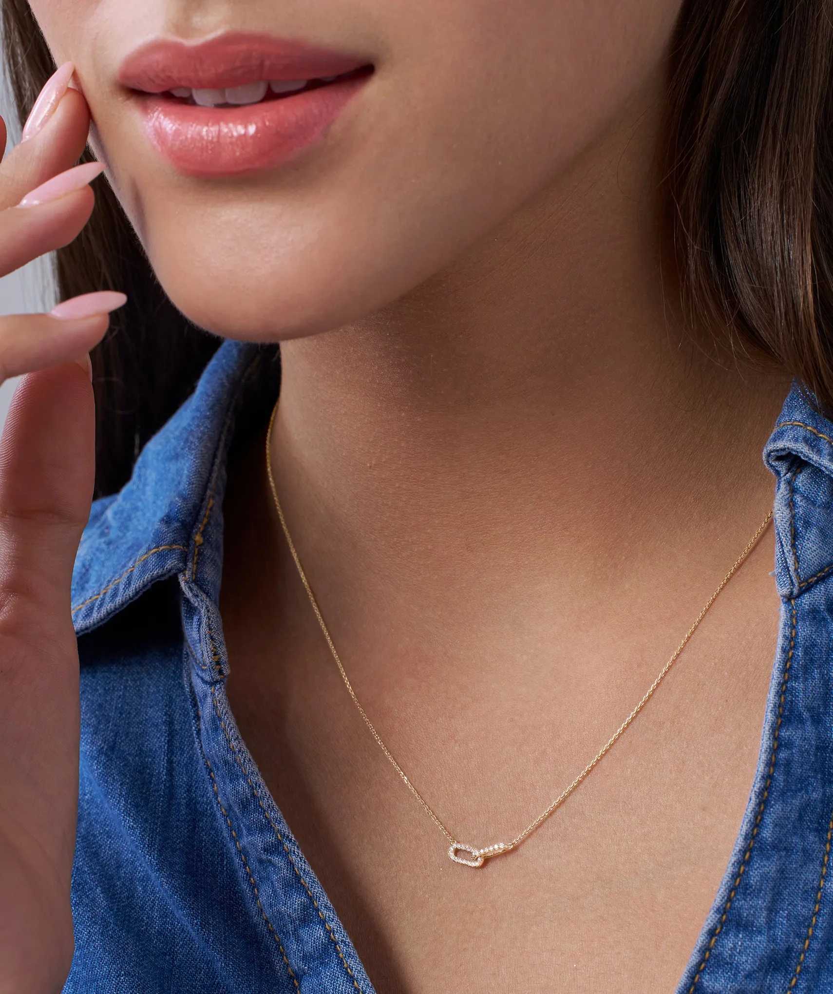 Chic Unity 14K Gold Necklace