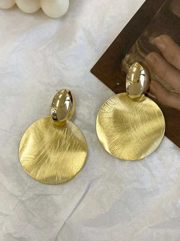 Chicmy-Geometric Solid Color Earrings Accessories