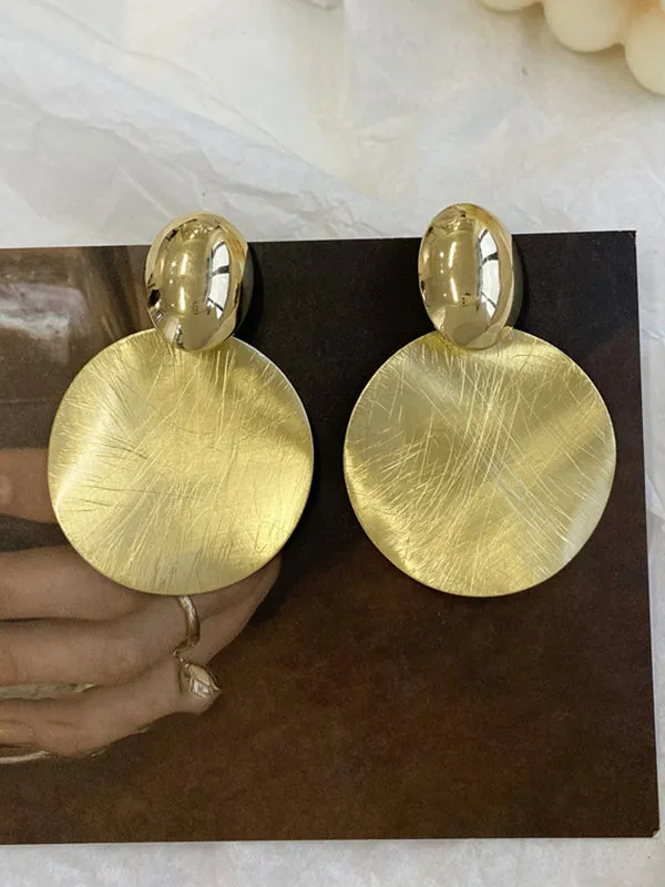 Chicmy-Geometric Solid Color Earrings Accessories