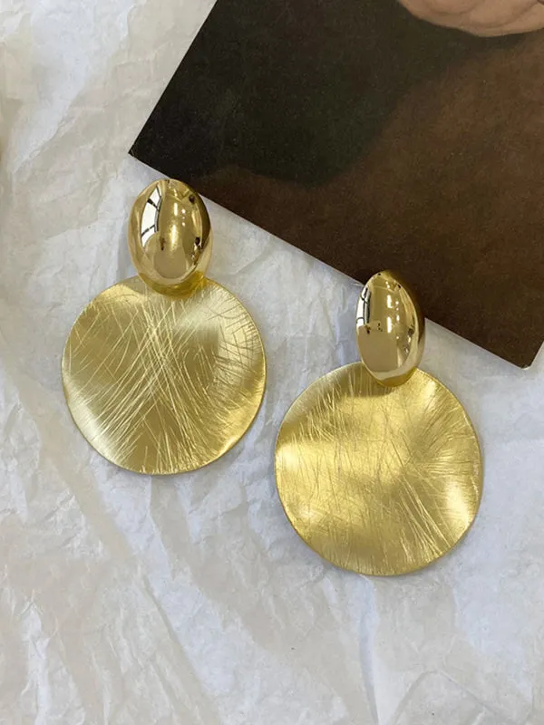 Chicmy-Geometric Solid Color Earrings Accessories