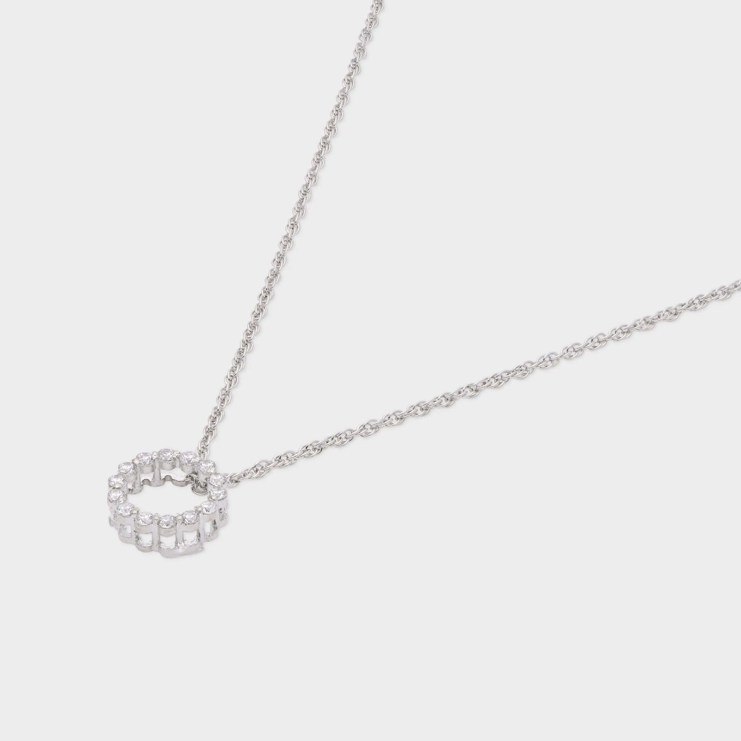 Circle of Brilliance Pendant Necklace in Sterling Silver | SKU : 0003579428, 0021424489, 0021424496