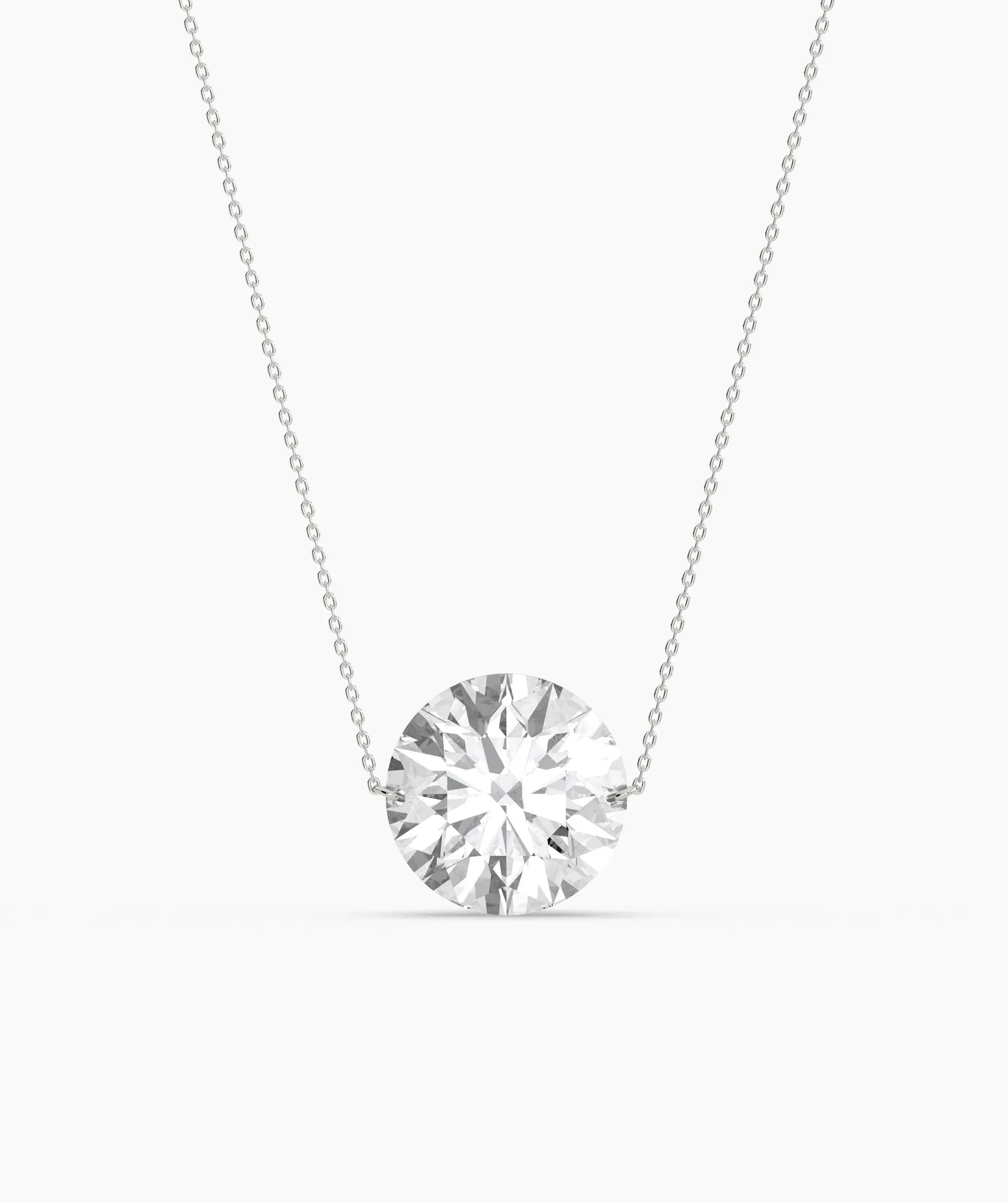 Classic Diamond Solitaire Pendant