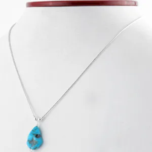 Classic Turquoise Stone Necklace