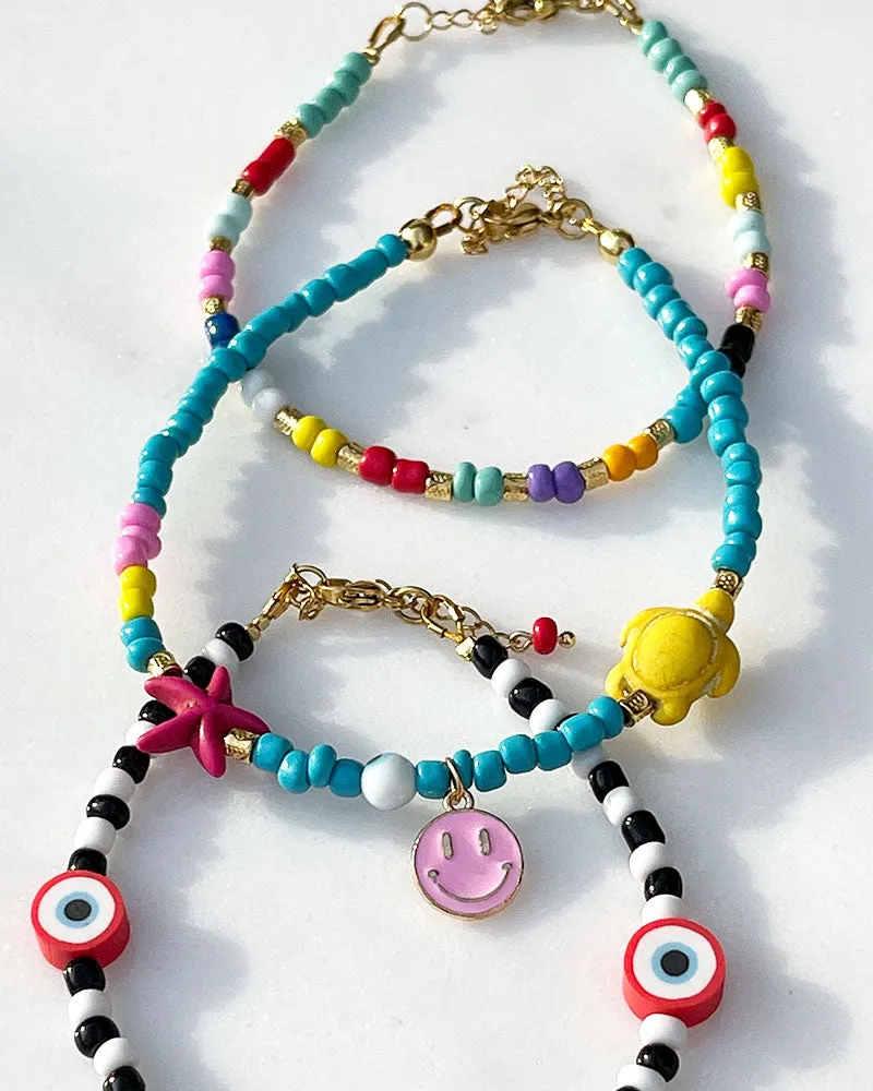 COLORFUL BEACH SURFER ANKLET