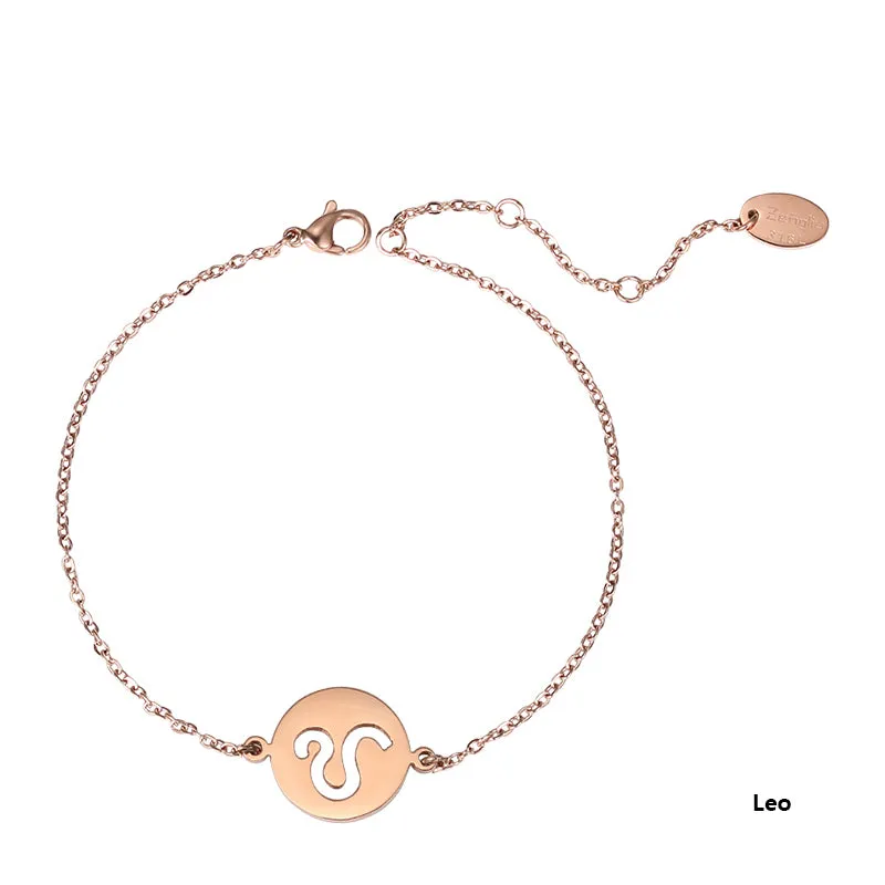 Constellation Anklet Unique Gold Plated Titanium Steel Jewelry Accessories Gift for Women
