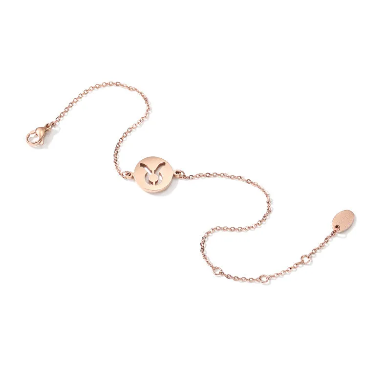 Constellation Anklet Unique Gold Plated Titanium Steel Jewelry Accessories Gift for Women