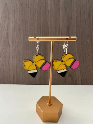 Coquette Pencil Earrings