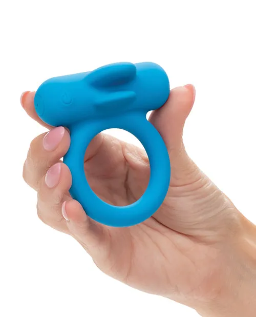 Couple's Enhancer Silicone Rechargeable Double Trouble Enhancer w/Flickering Dual Teasers
