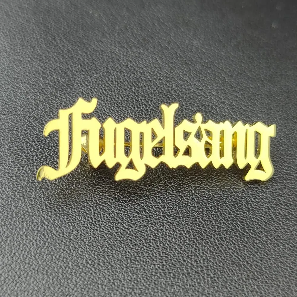 Custom Brooch Can Be Customized Name Jewelry Rose Gold Lapel Pin Stainless Steel Ladies Brooch Custom Unique Gift