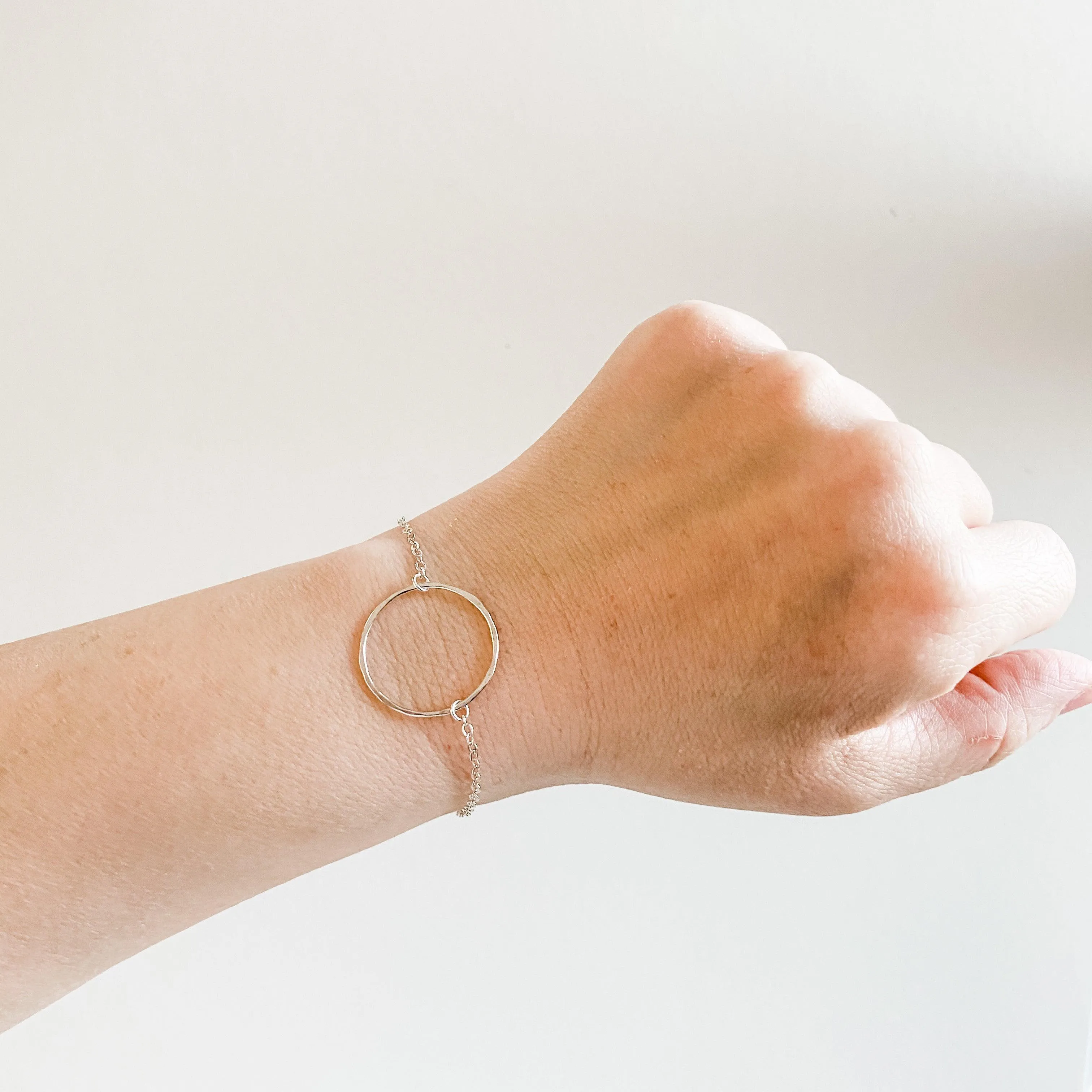 Dainty Handmade Sterling Silver Bracelet