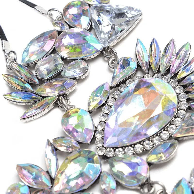 Dark Princess Full Crystal Rhinestone Anklet