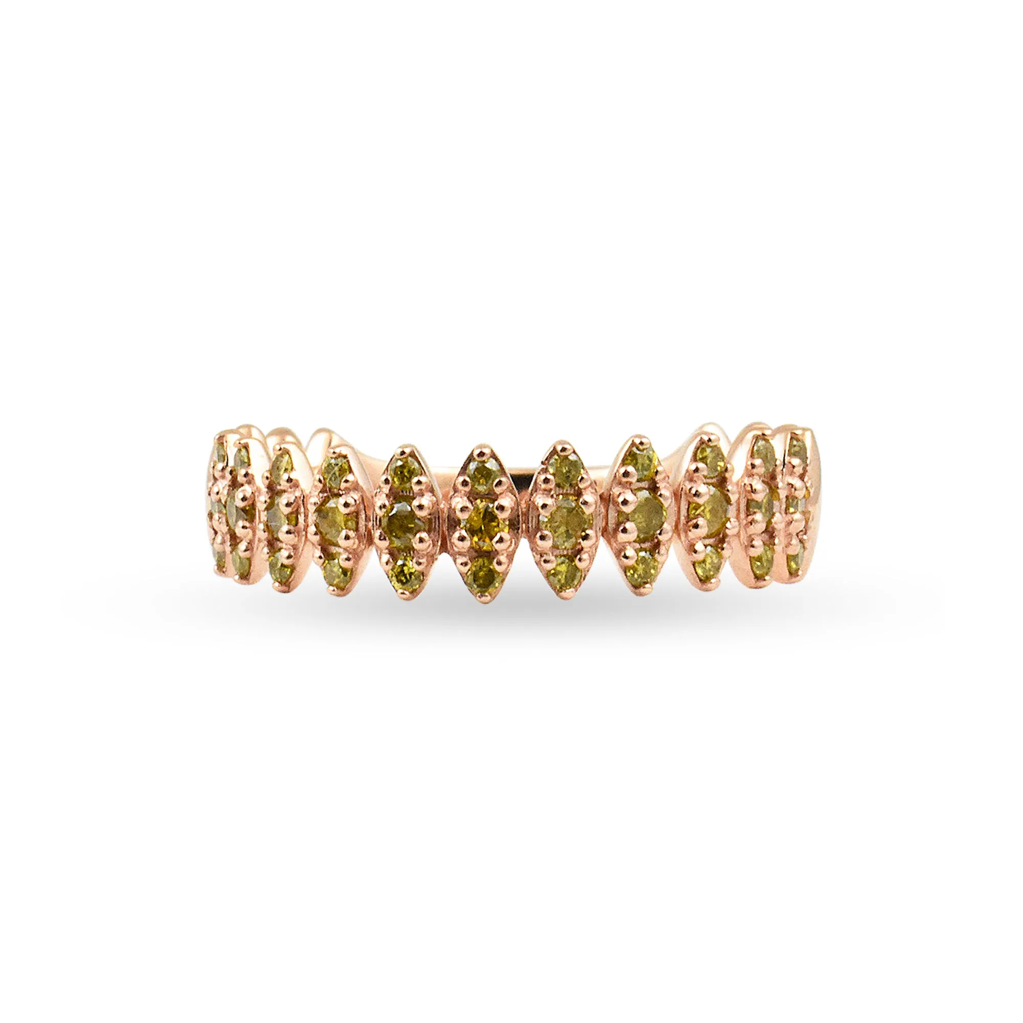 Diamond 14K Zig-Zag Ring