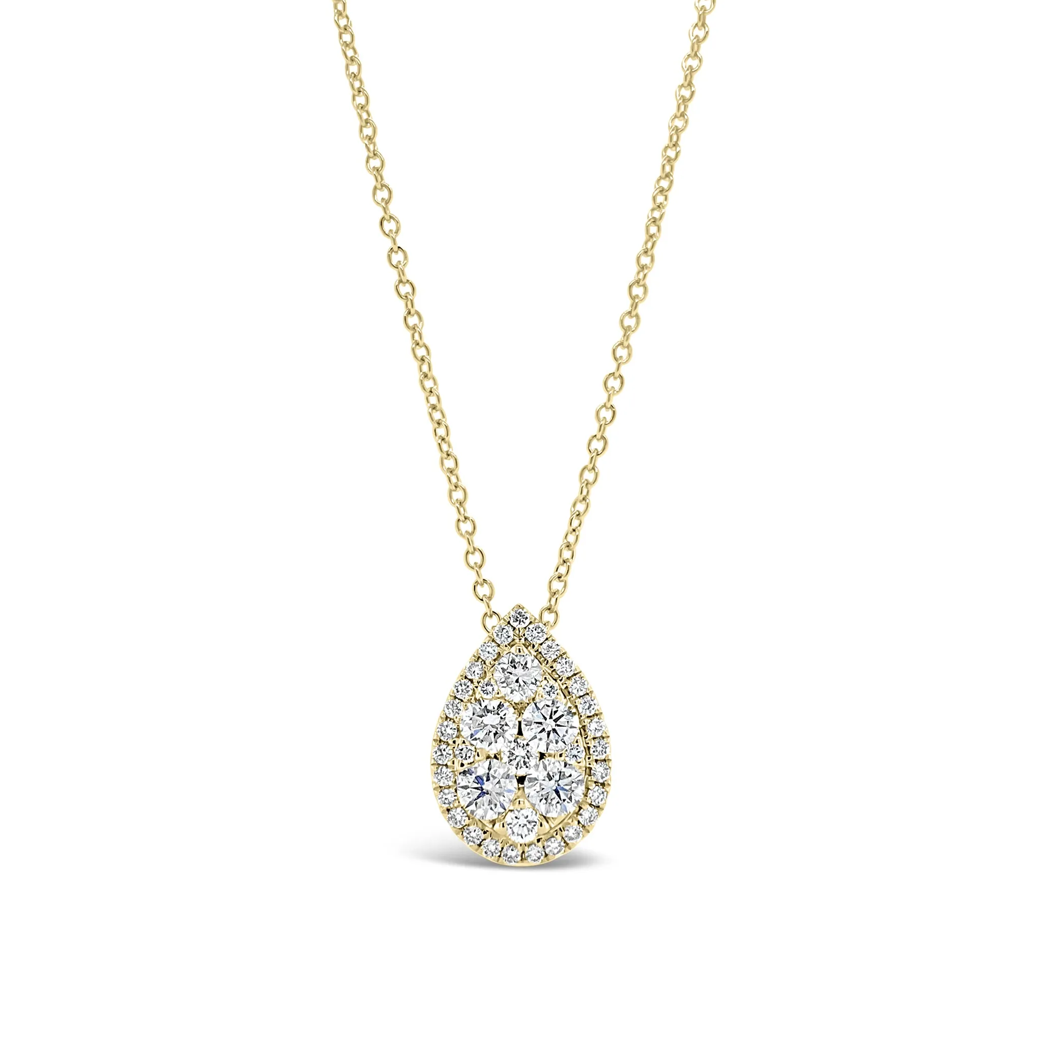 Diamond Teardrop Pendant