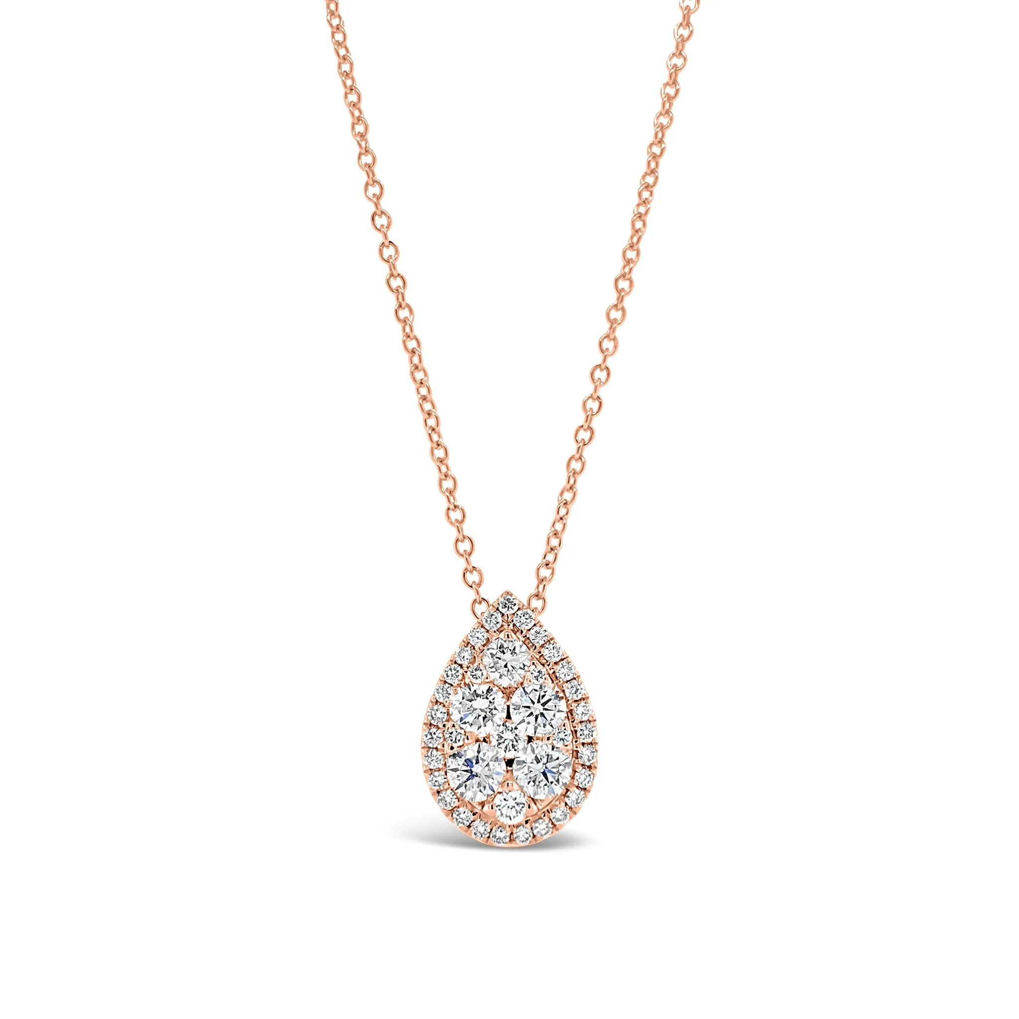 Diamond Teardrop Pendant