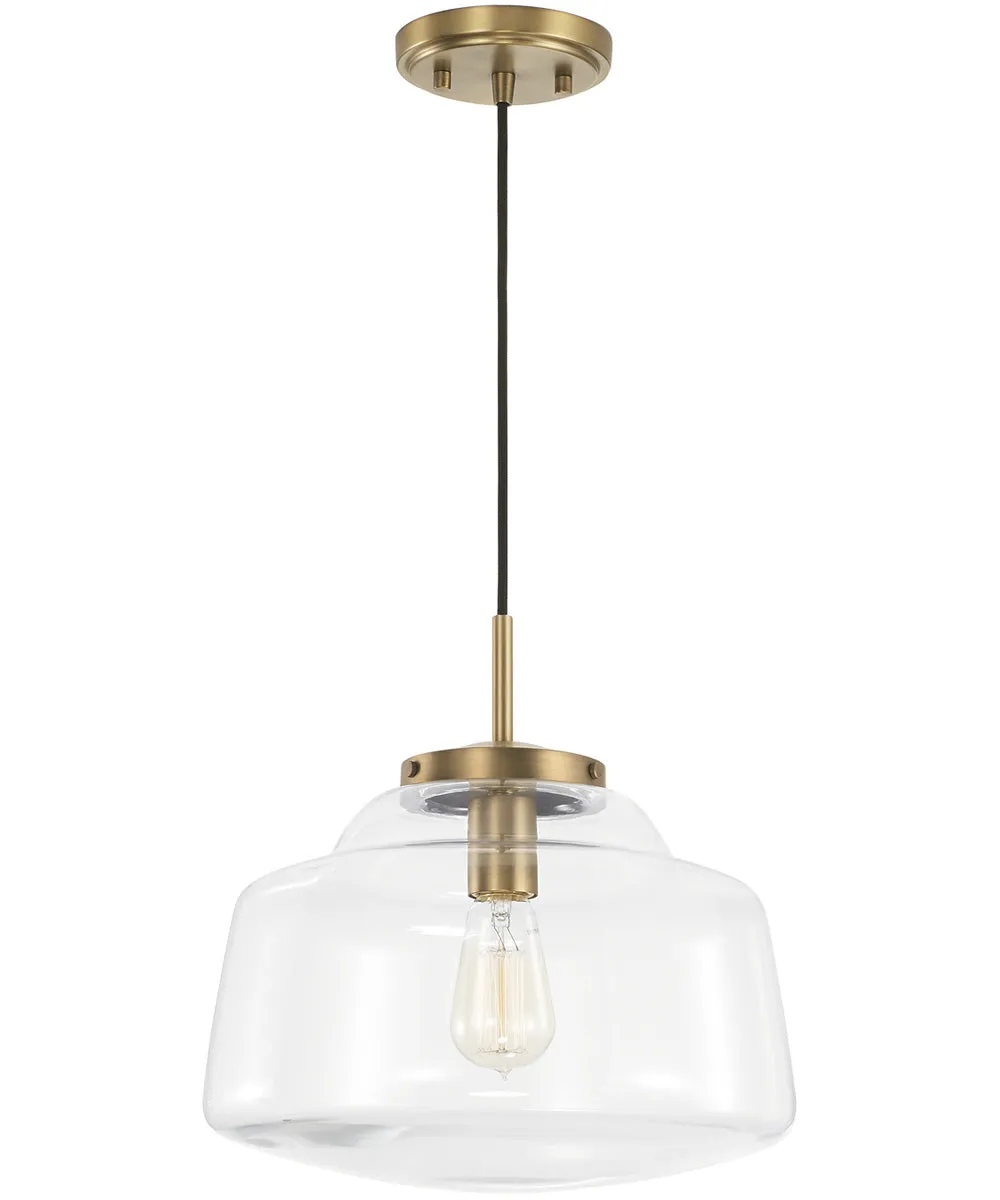Dillon 1-Light Pendant Aged Brass