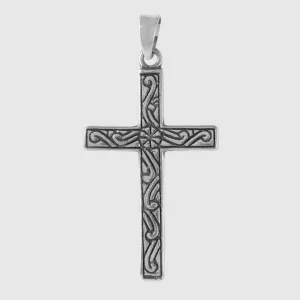Divine Lines Cross (925 Sterling Silver)