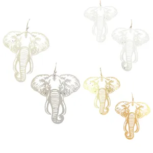 Elephant Silhouette Earrings
