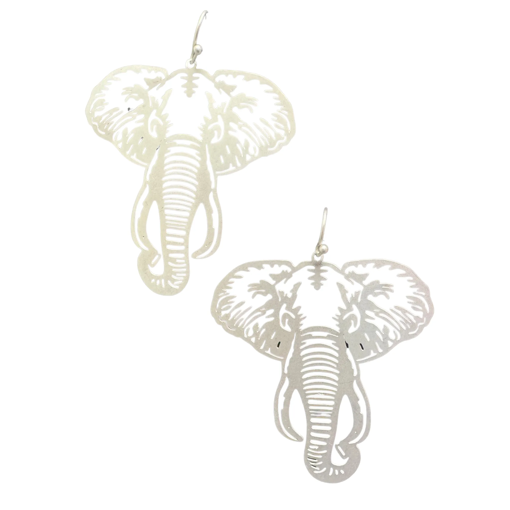 Elephant Silhouette Earrings