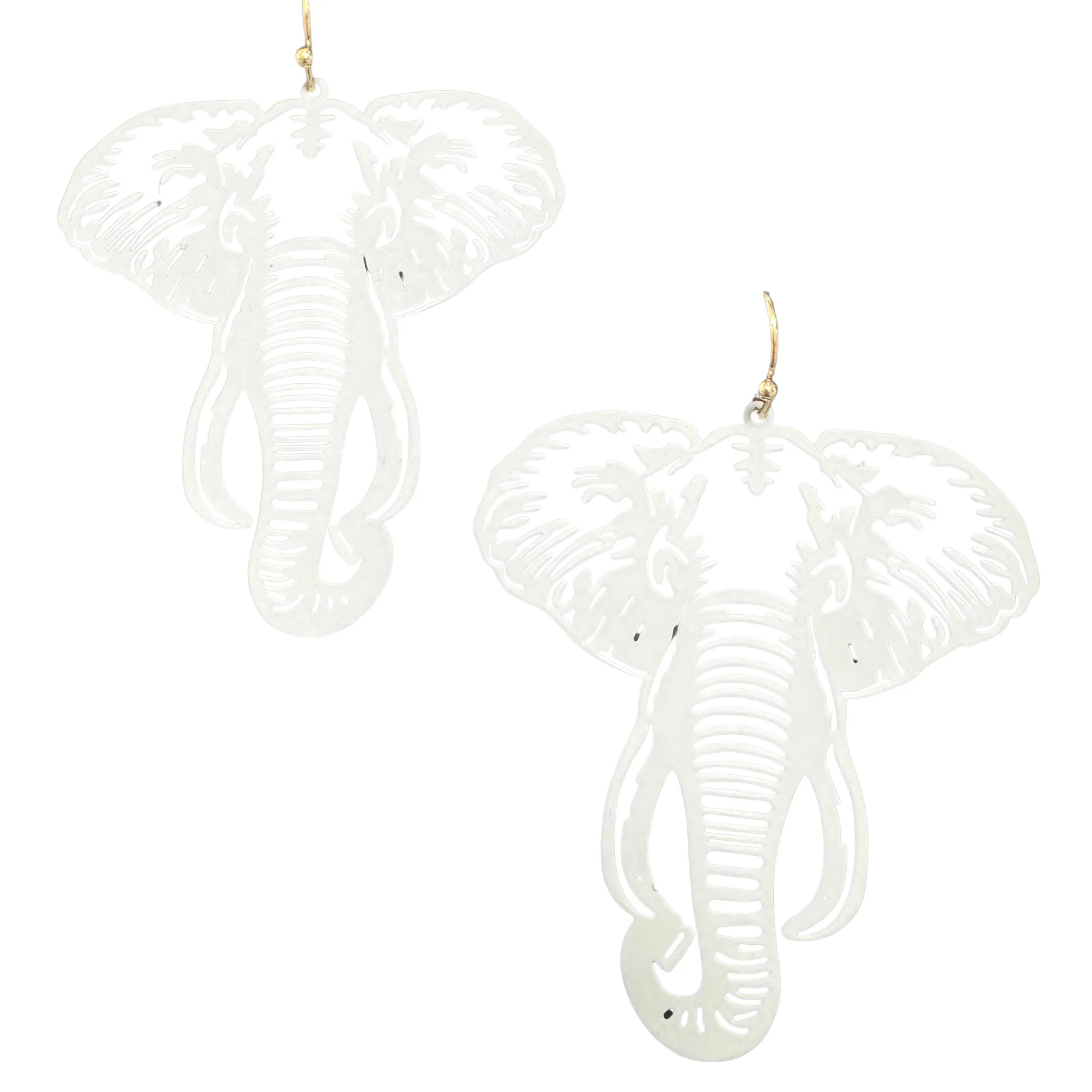 Elephant Silhouette Earrings