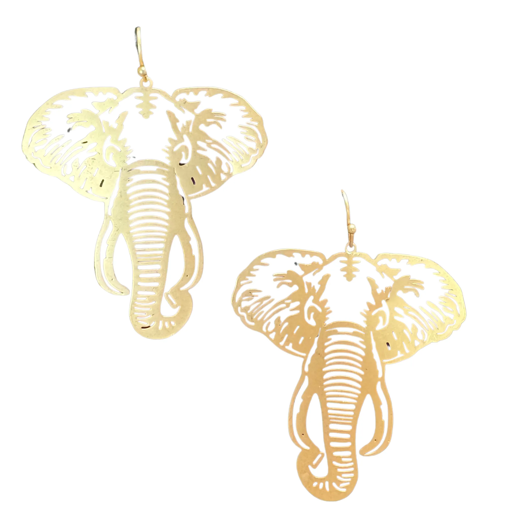 Elephant Silhouette Earrings