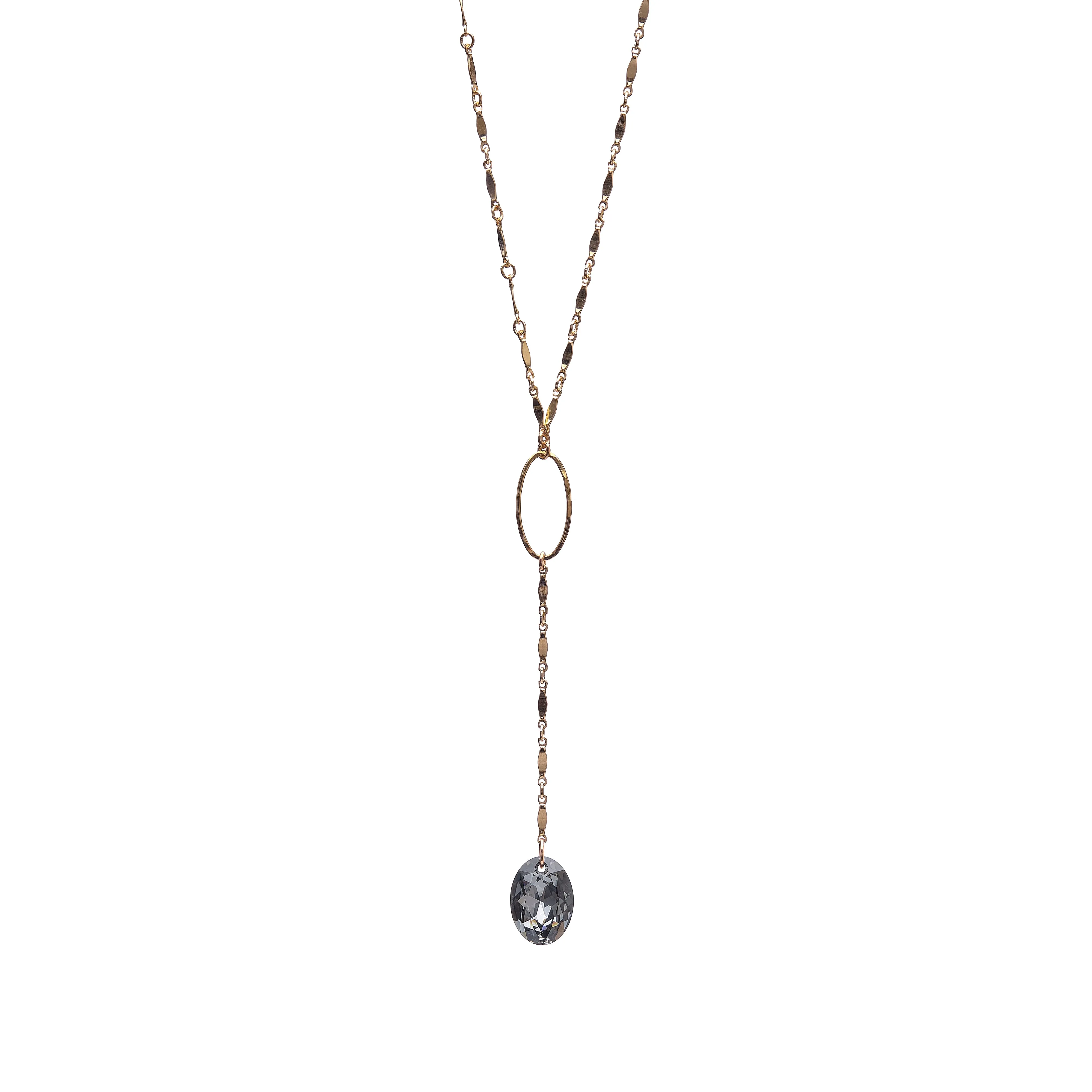 Elliptic Drop Necklace