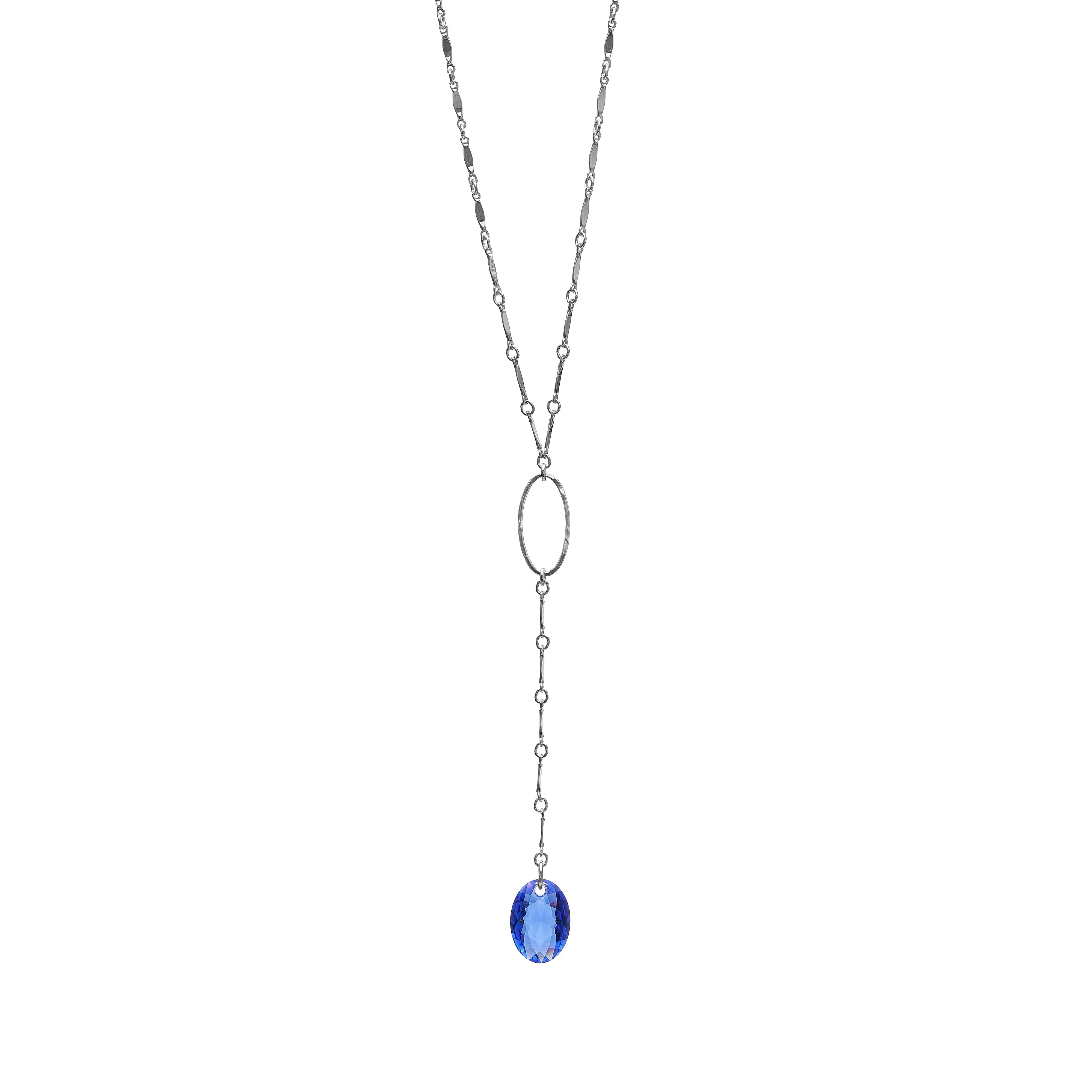 Elliptic Drop Necklace