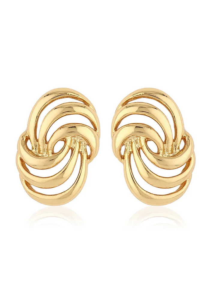 Estele 24Kt Gold Plated Designer Stylish Earrings for Women