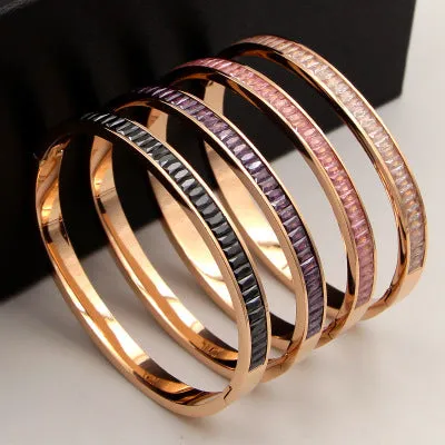 Femina Baguette Set Of Ring, Earrings And Bracelet
