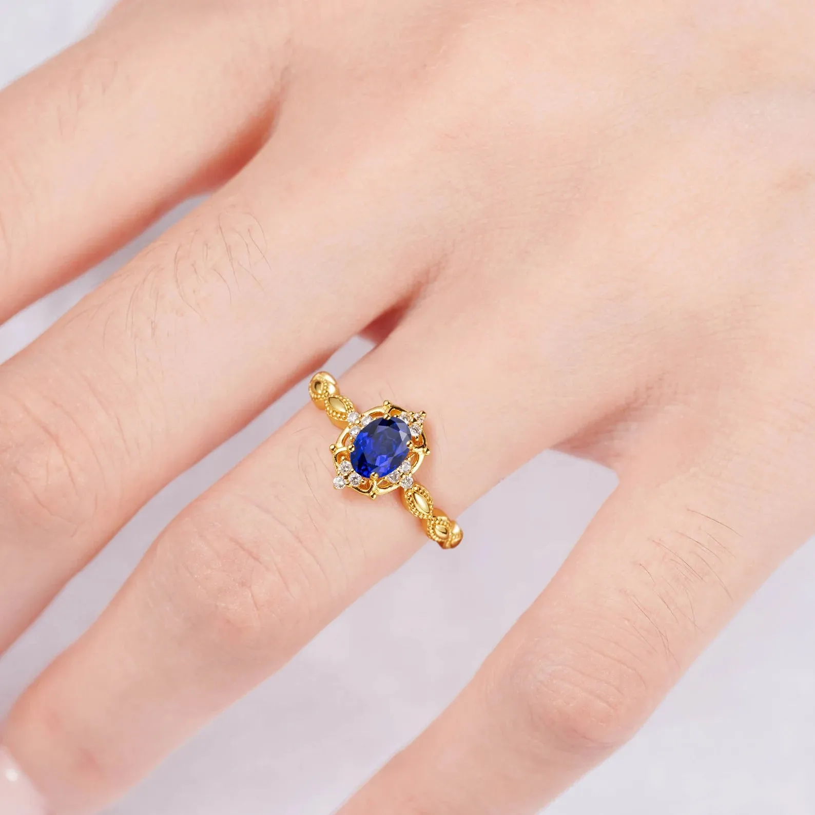 Fia Gemstone Ring Sterling Silver