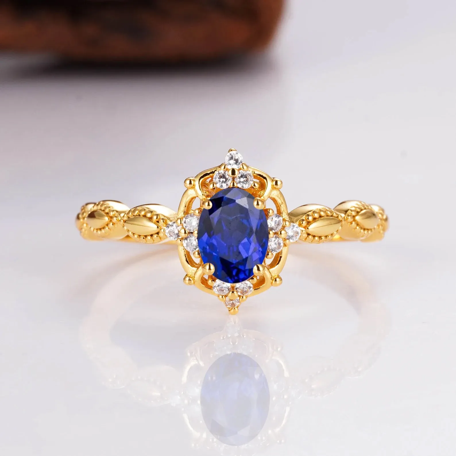 Fia Gemstone Ring Sterling Silver