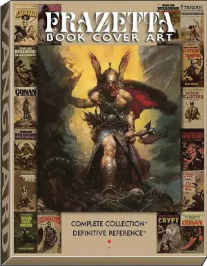 FRAZETTA BOOK COVER ART DLX SLIPCASE PREVIEWS EXC HC