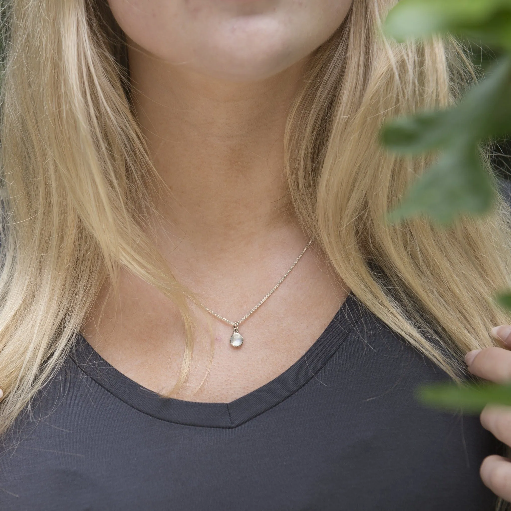 Garnet Single Gemstone Pendant