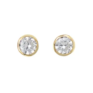GEM EARRING, GOLD