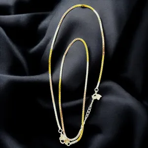 Gold and Silver Dual Shade Payal