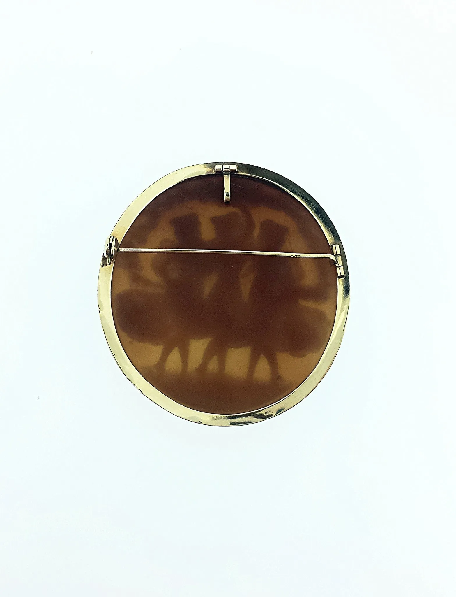 Gold Cameo Brooch/Pendant