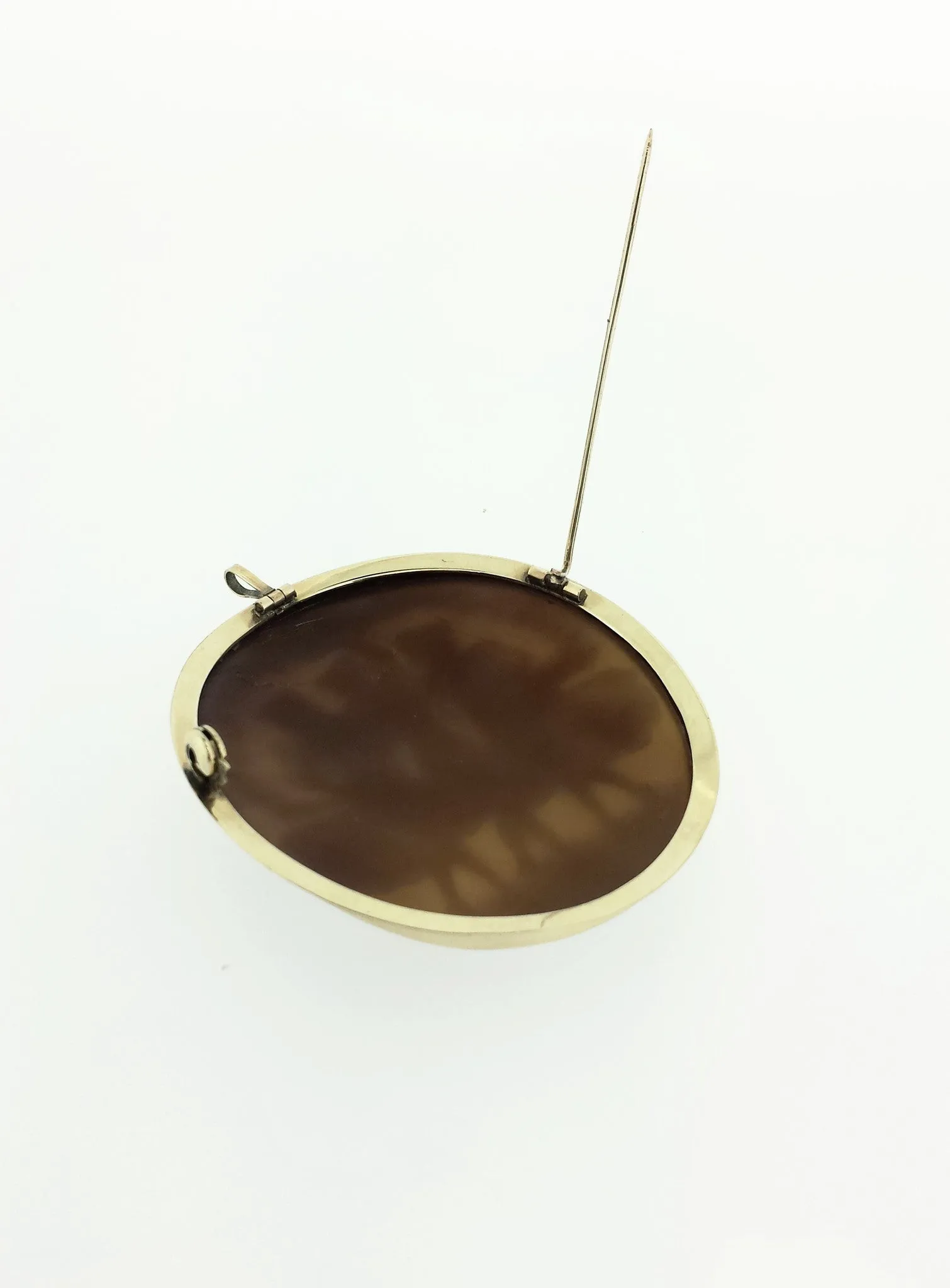 Gold Cameo Brooch/Pendant