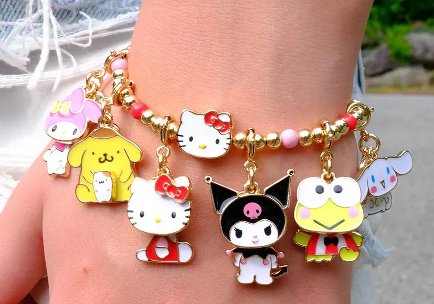 Gold Classic Swivel Hello Kitty Charm