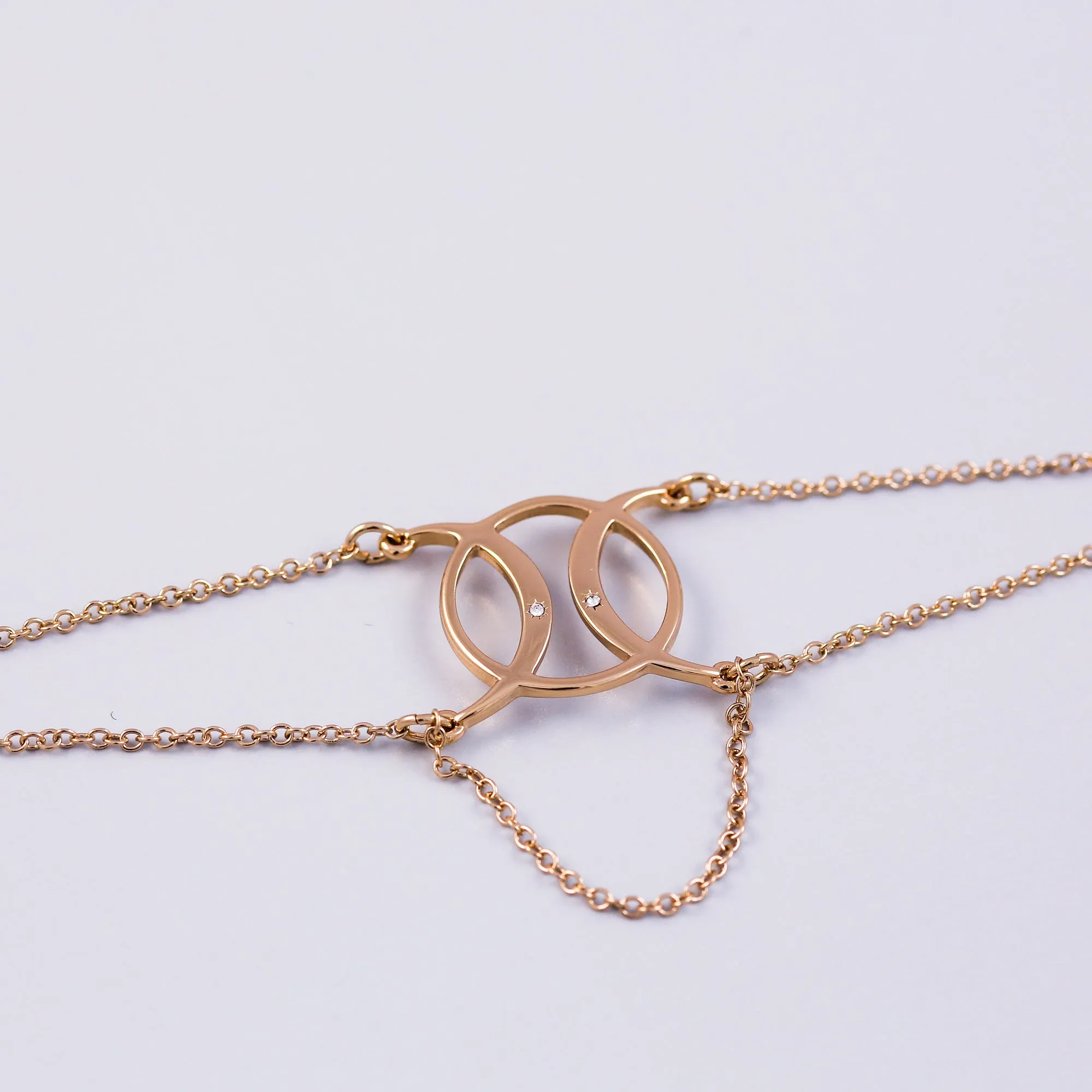 Gold Triple Moon Goddess Bracelet