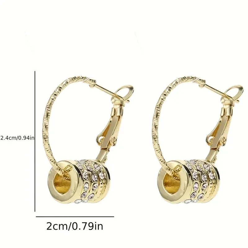 Golden Hoop Earrings