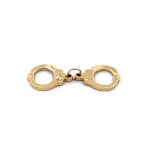 Handcuff Charm in 14k Yellow Gold