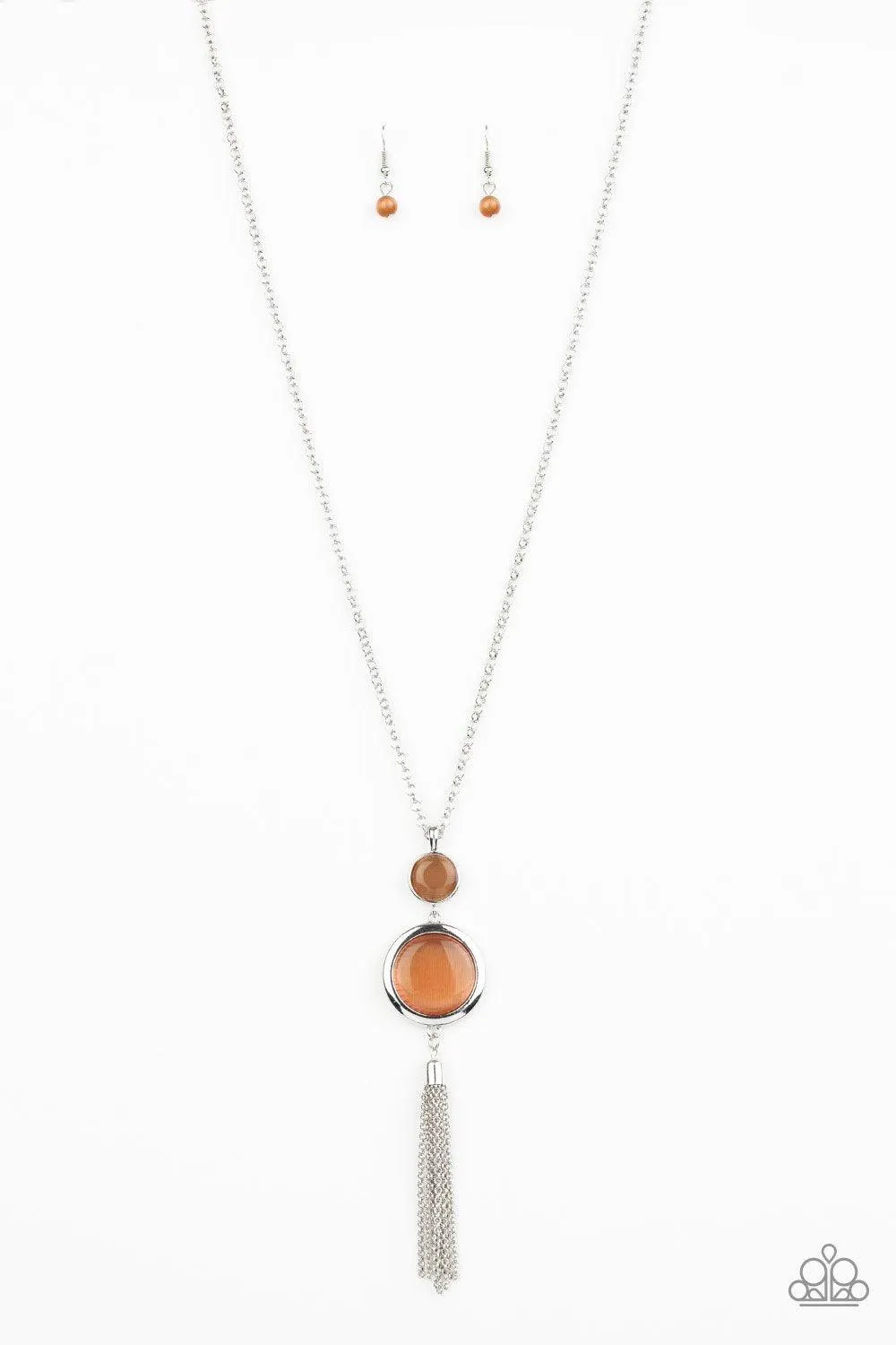 Have Some Common SENSEI - Orange Necklace-Paparazzi