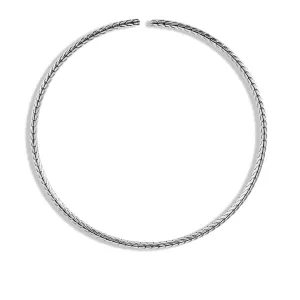 John Hardy Silver Chain Choker Necklace