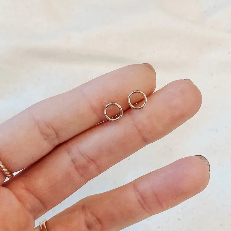 Katie Circle Studs • Choose Size