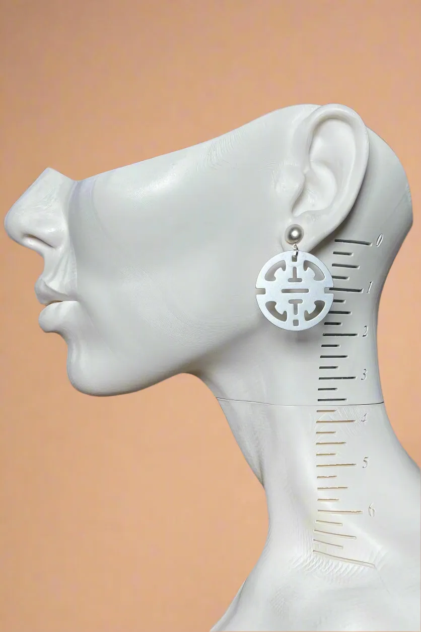 Laser Cute Pendant Earrings