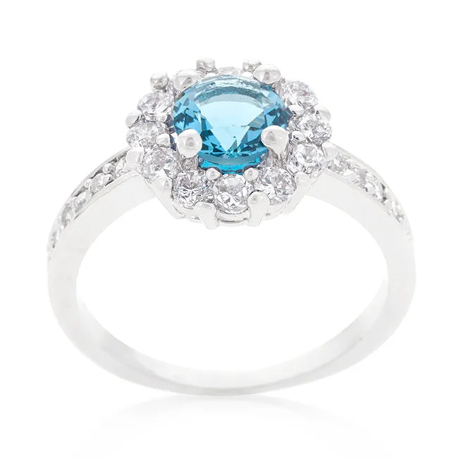 LOVCIA Forever Blue Birthstone Engagement Ring