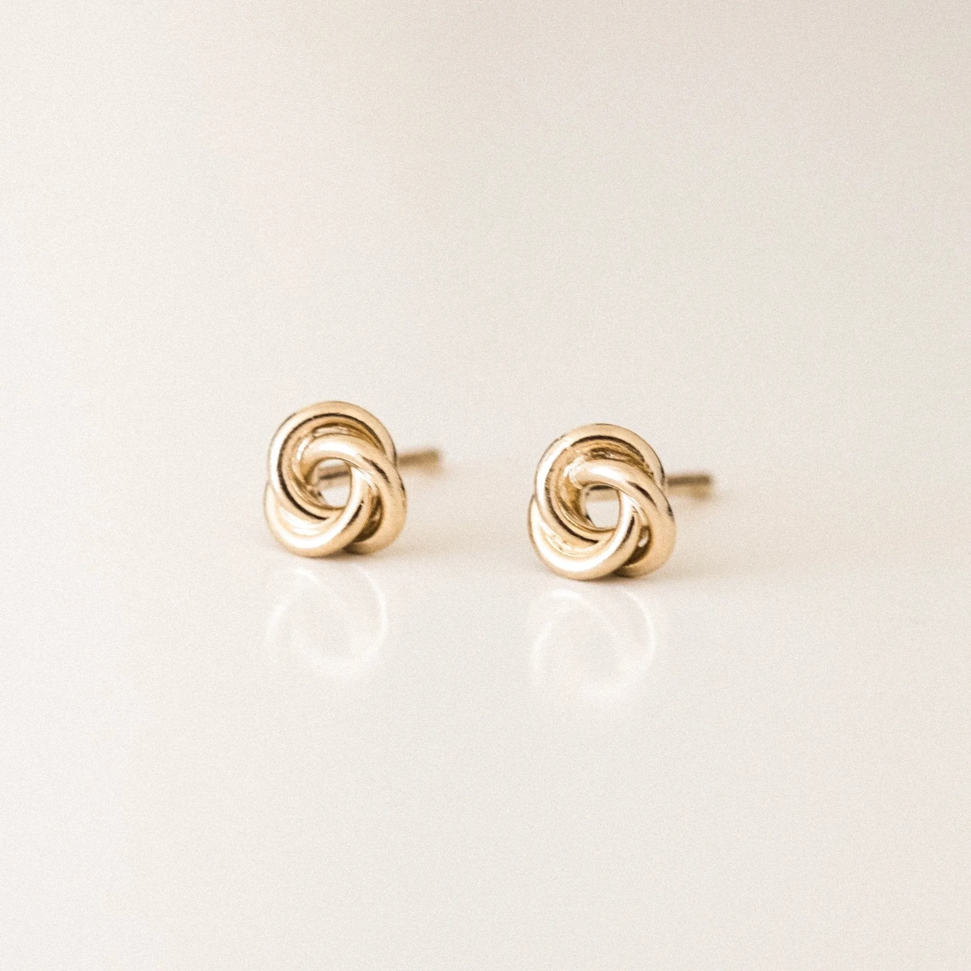 Love Knot Stud Earrings
