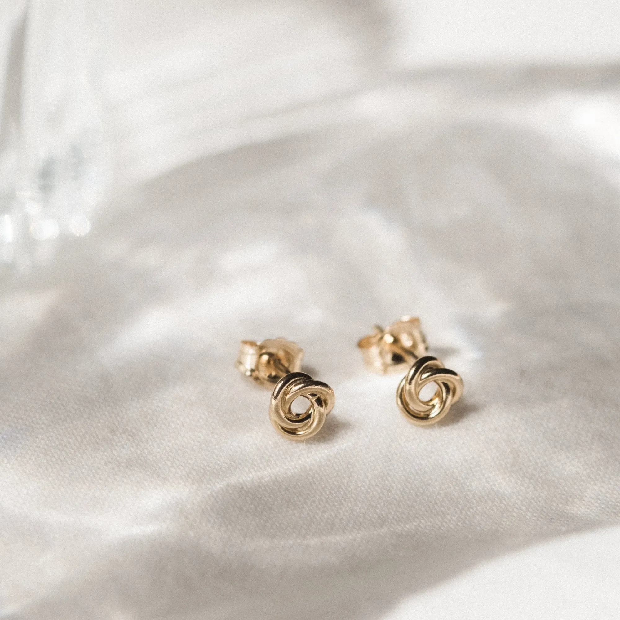 Love Knot Stud Earrings
