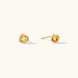 Love Knot Stud Earrings
