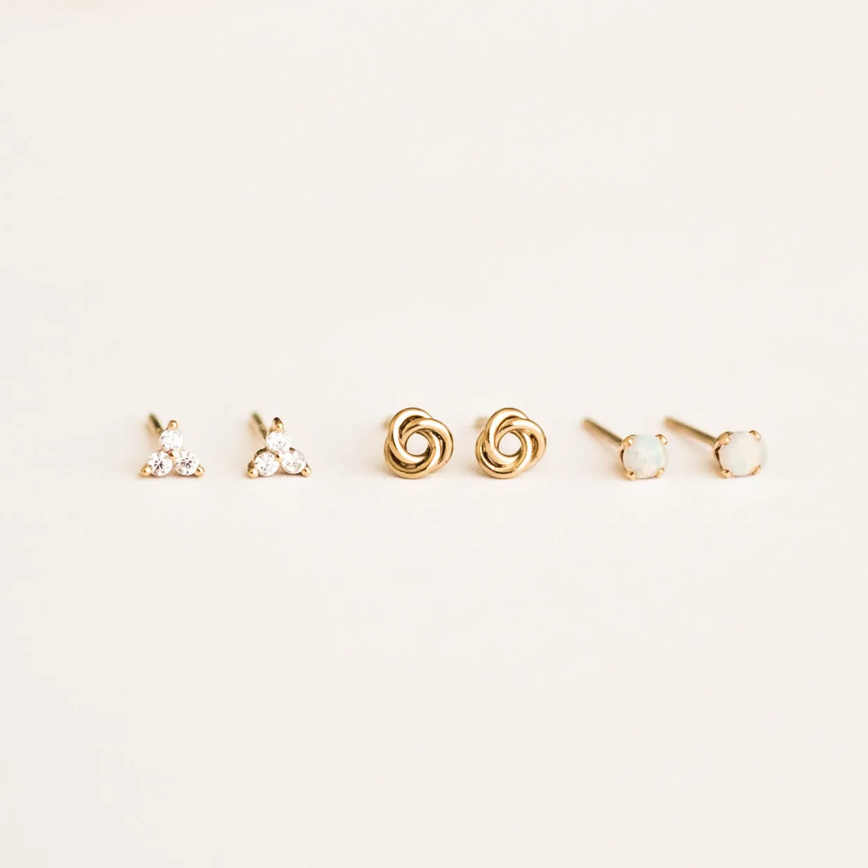 Love Knot Stud Earrings